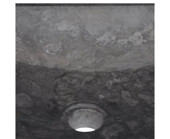 Chiuvetă, neagră, 40x40x10 cm, marmură, 7 image
