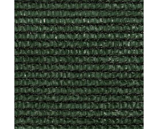Parasolar, verde închis, 2,5x2,5x3,5 m, hdpe, 160 g/m², 4 image