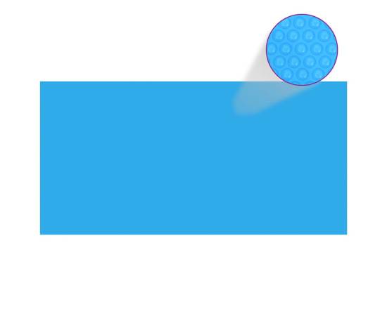 Prelată piscină, albastru, 600 x 300 cm, pe