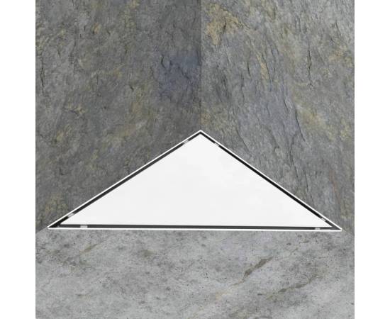 Rigolă de duș cu capac 2-în-1, 25 x 25 cm, oțel inoxidabil, 4 image