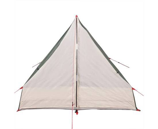 Cort de camping cu cadru a, 2 persoane, verde, impermeabil, 7 image