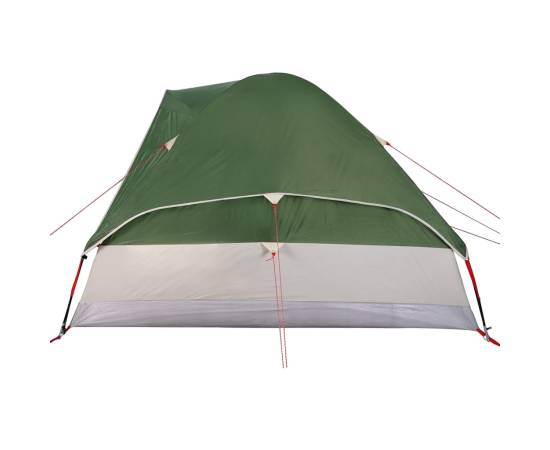 Cort de camping cupolă pentru 6 persoane, verde, impermeabil, 9 image