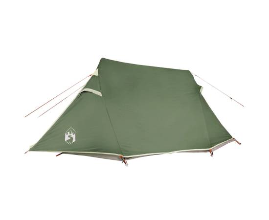 Cort de camping pentru 2 persoane, verde, impermeabil, 9 image