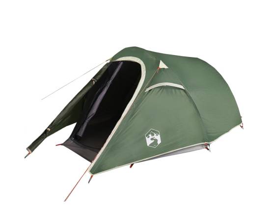 Cort de camping pentru 2 persoane, verde, impermeabil, 2 image