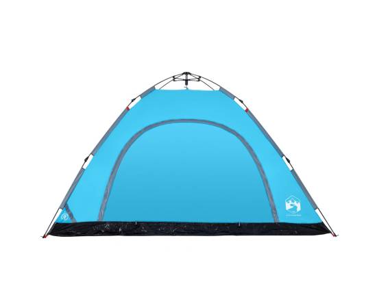 Cort de camping pentru 5 persoane, eliberare rapidă, albastru, 6 image