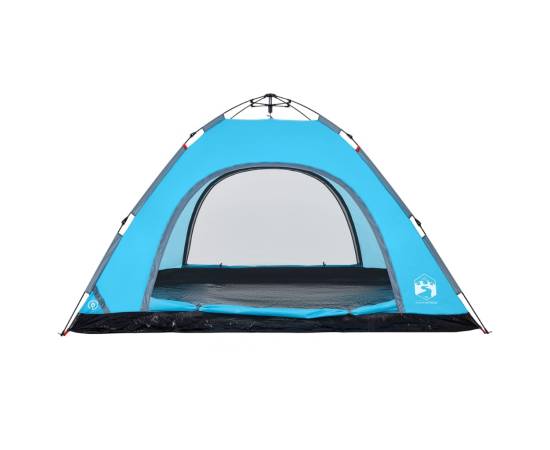Cort de camping pentru 5 persoane, eliberare rapidă, albastru, 8 image