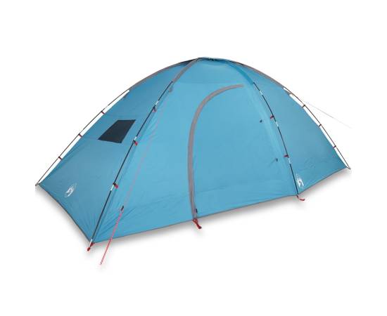 Cort de camping pentru 8 persoane, albastru, impermeabil, 2 image