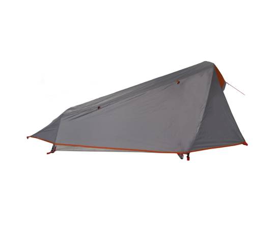 Cort de camping tunel 1 persoane, gri/portocaliu, impermeabil, 8 image