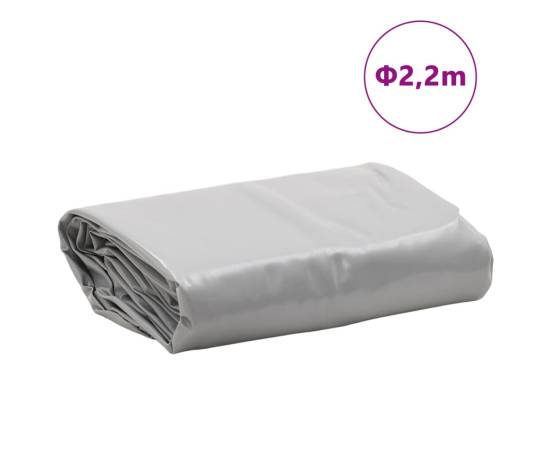 Prelată, gri, Ø 2,2 m, 650 g/m², 8 image