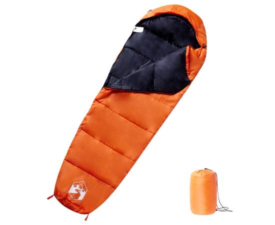 Sac de dormit tip mumie pentru adulți de camping, 3 anotimpuri