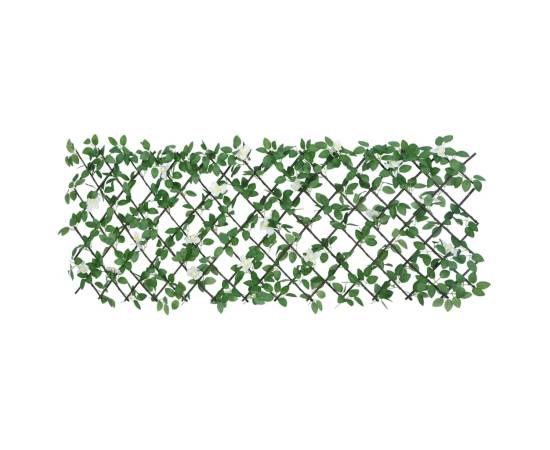 Spalier cu iederă artificială extensibil 5 buc. verde 186x30 cm, 4 image