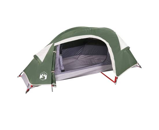 Cort de camping cupolă pentru 1 persoană, verde, impermeabil, 4 image
