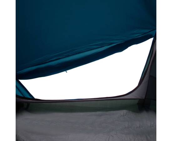 Cort de camping tunel pentru 1 persoană, albastru, impermeabil, 10 image