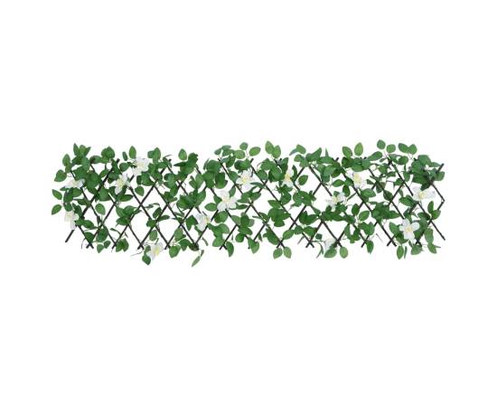 Spalier cu iederă artificială, extensibil, verde, 180x30 cm, 3 image