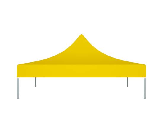 Acoperiș pentru cort de petrecere, galben, 2 x 2 m, 270 g/m², 3 image