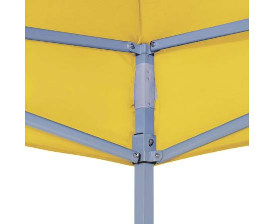 Acoperiș pentru cort de petrecere, galben, 2 x 2 m, 270 g/m², 4 image