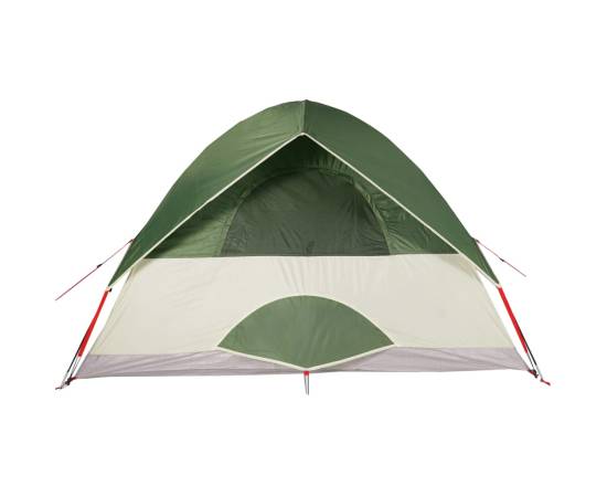 Cort de camping cupolă pentru 4 persoane, verde, impermeabil, 10 image