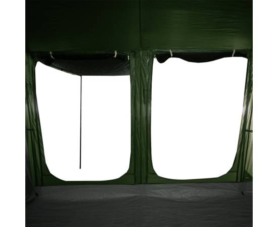 Cort de familie tunel pentru 8 persoane, verde, impermeabil, 10 image