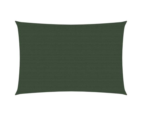 Pânză parasolar, verde închis, 2,5x4 m, 160 g/m², hdpe