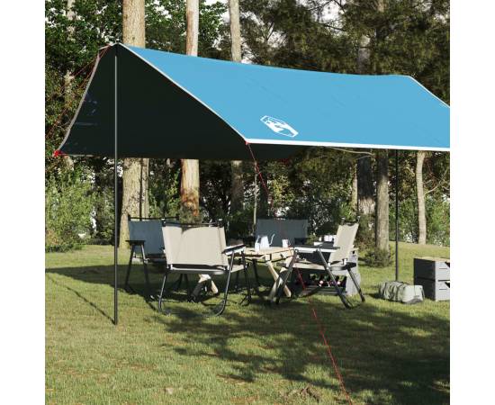 Prelată de camping, albastru, 430x380x210 cm, impermeabilă
