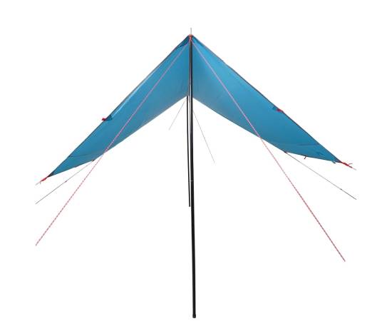 Prelată de camping, albastru, 430x380x210 cm, impermeabilă, 3 image