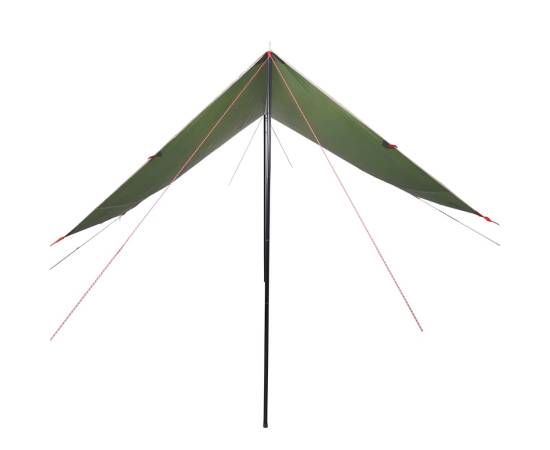 Prelată de camping, verde, 430x380x210 cm, impermeabilă, 3 image