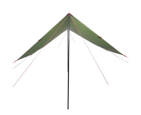 Prelată de camping, verde, 430x380x210 cm, impermeabilă, 3 image