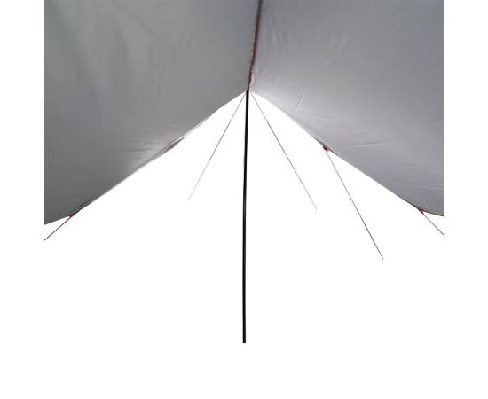 Prelată de camping gri/portocaliu, 460x305x210 cm, impermeabilă, 5 image