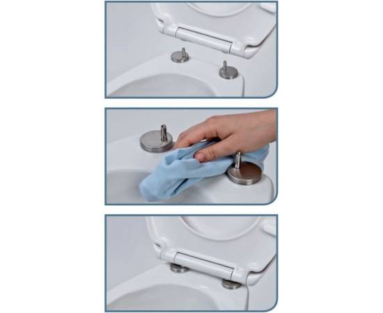 SchÜtte capac de toaletă white, duroplast, 6 image