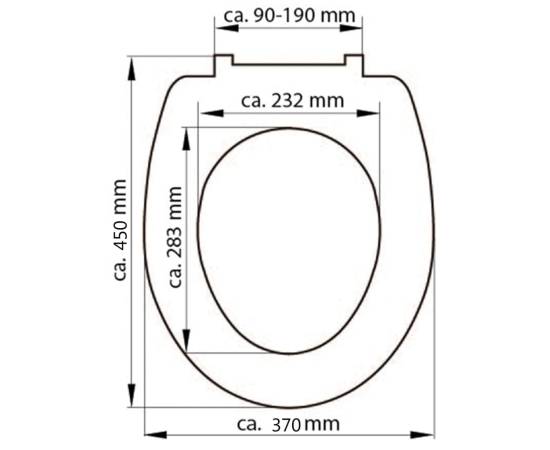 SchÜtte capac de toaletă white, duroplast, 7 image