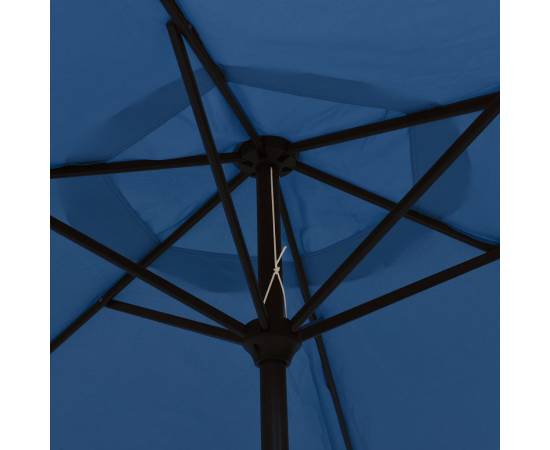 Umbrelă de soare, albastru, 200 x 224 cm, aluminiu, 5 image