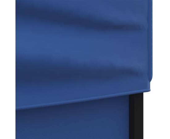 Cort pliabil pentru petrecere, pereți laterali, albastru, 2x2 m, 6 image