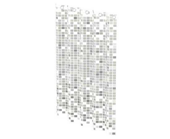 Eisl perdea de duș tip mozaic, gri, 200x180x0,2 cm, 6 image