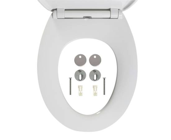 Tiger capac de toaletă „blade”, alb, 8 image