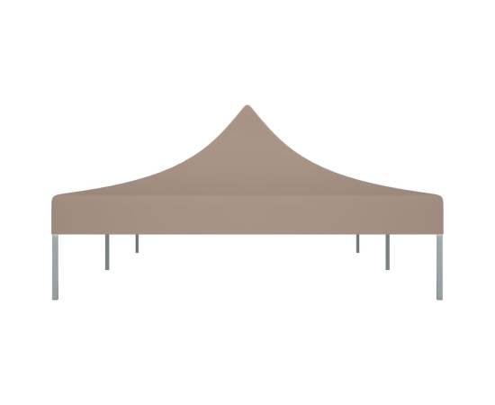 Acoperiș pentru cort de petrecere, gri taupe, 6 x 3 m, 270 g/m², 4 image