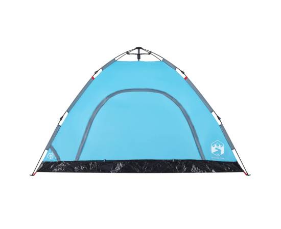Cort de camping pentru 4 persoane, setare rapidă, albastru, 7 image