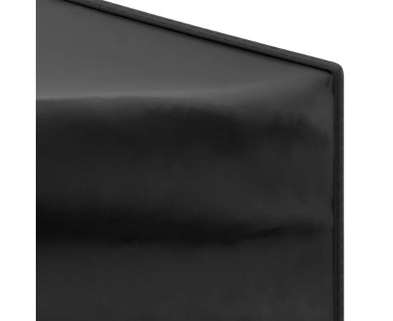 Cort pliabil pentru petrecere, pereți laterali, negru, 3x6 m, 6 image