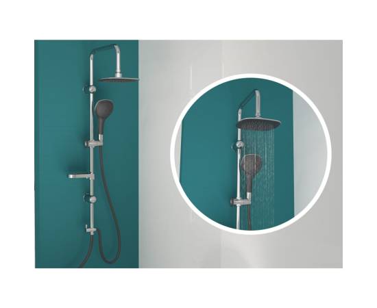 Eisl set de duș „duschtraum”, crom și negru, 4 image