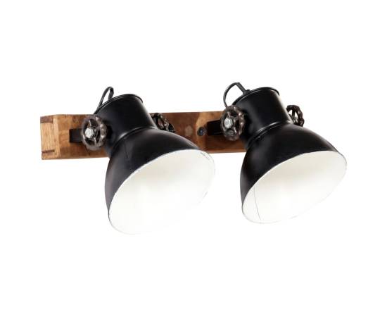 Lampă de perete industrială, negru, 45 x 25 cm, e27, 2 image