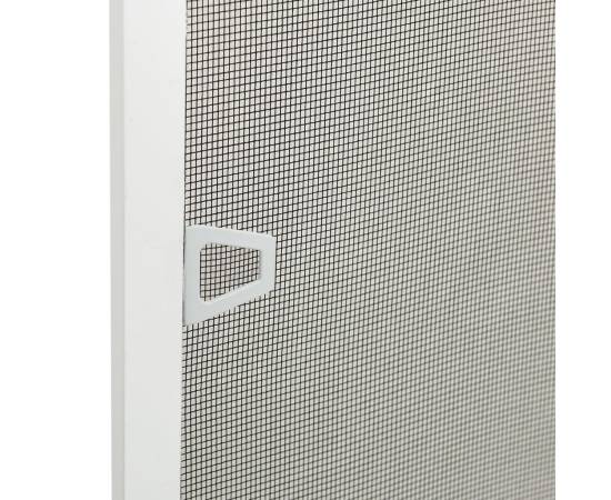 Plasă de insecte pentru ferestre, alb, 90x120 cm, 5 image