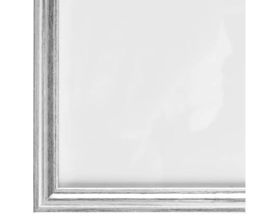 Rame foto colaj pentru perete/masă 5 buc. argintiu 59,4x84 cm, 5 image
