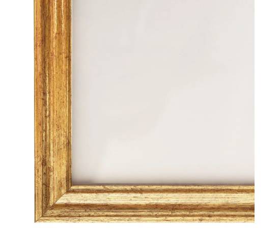 Rame foto colaj pentru perete/masă 5 buc. auriu 59,4x84 cm mdf, 5 image