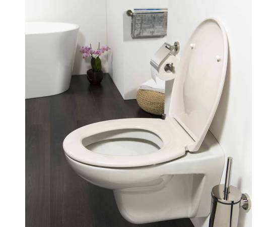 Tiger scaun toaletă închidere lină "ventura" duroplast crem 251491246, 2 image