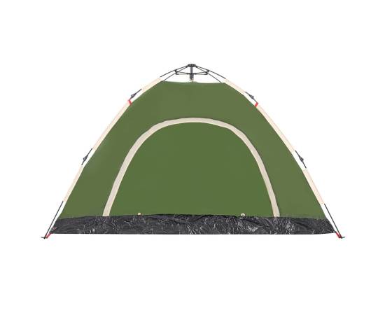 Cort de camping pentru 4 persoane, setare rapidă, verde, 9 image