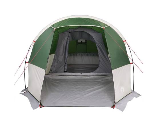 Cort de camping tunel pentru 4 persoane, verde, impermeabil, 6 image