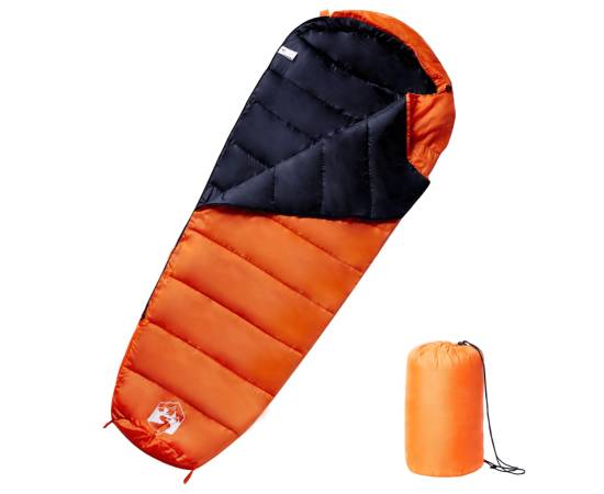 Sac de dormit tip mumie pentru adulți de camping, 3 anotimpuri