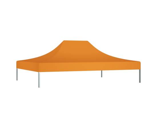 Acoperiș pentru cort de petrecere, portocaliu, 4,5x3 m 270 g/m², 2 image