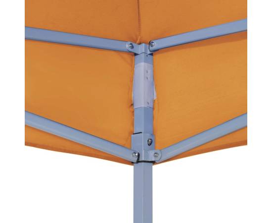 Acoperiș pentru cort de petrecere portocaliu 2 x 2 m, 270 g/m², 4 image