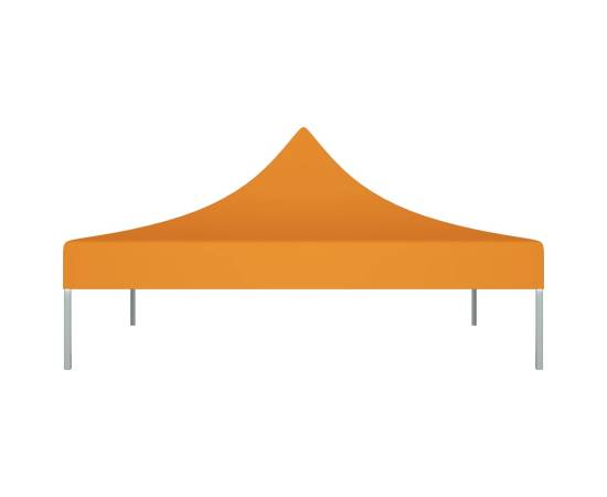 Acoperiș pentru cort de petrecere portocaliu 2 x 2 m, 270 g/m², 3 image