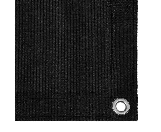 Covor pentru cort, negru, 200x200 cm, 2 image